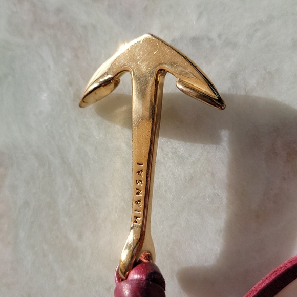 Miansai burgundy leather wrap bracelet - Picture 10 of 11